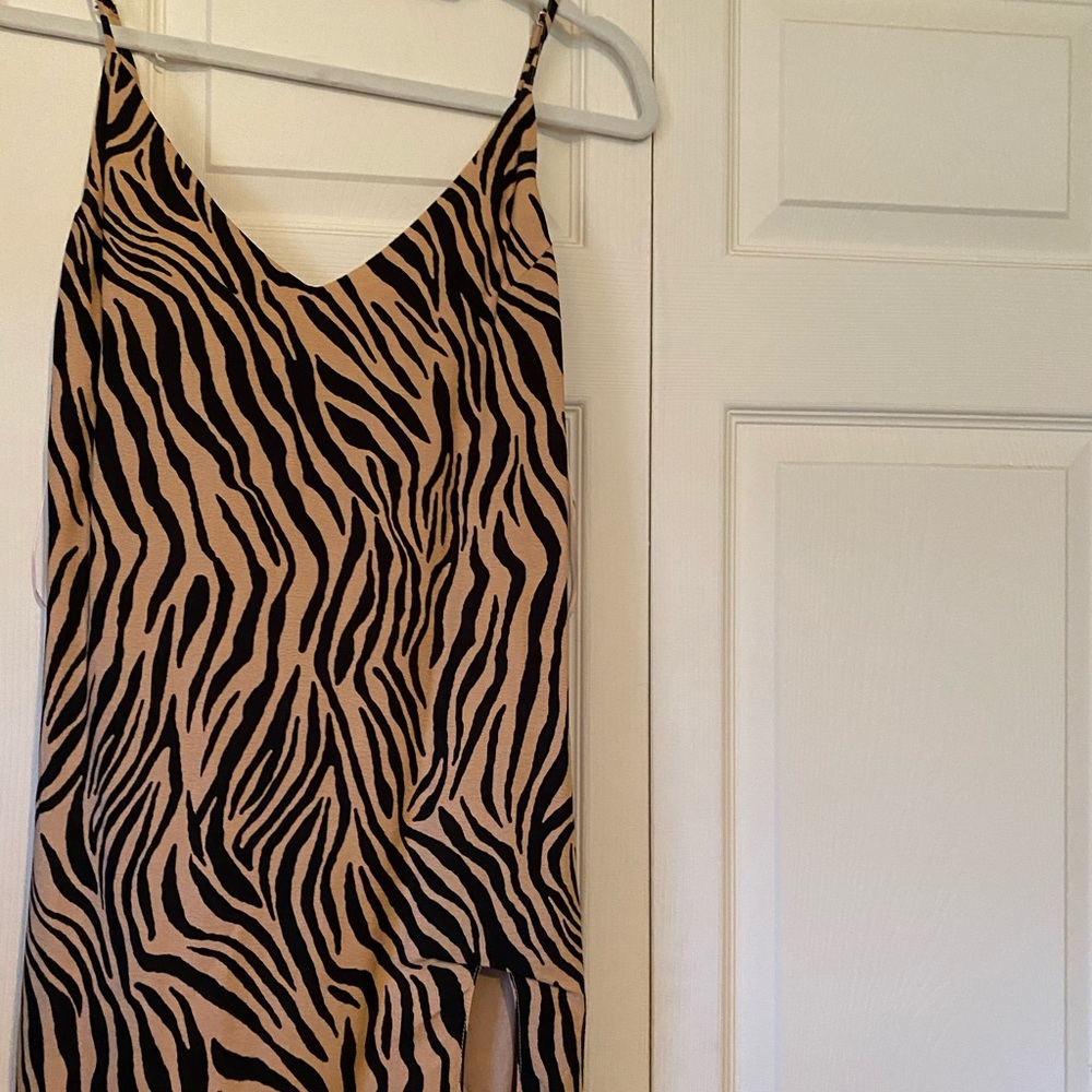 Tiger print dress